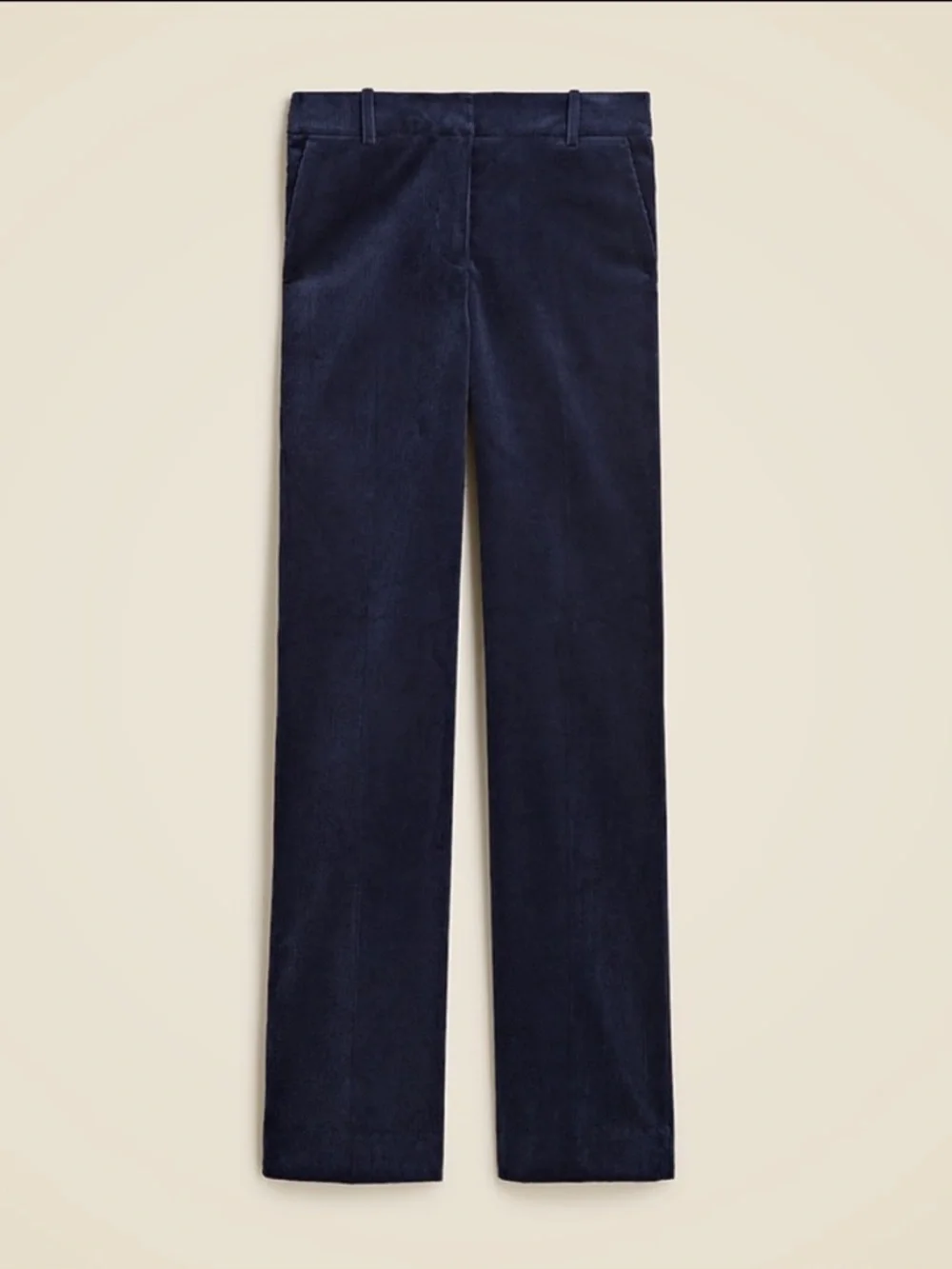 J. Crew Natalia Pant in Stretch Corduroy Trouser Bottoms High-Rise Straight